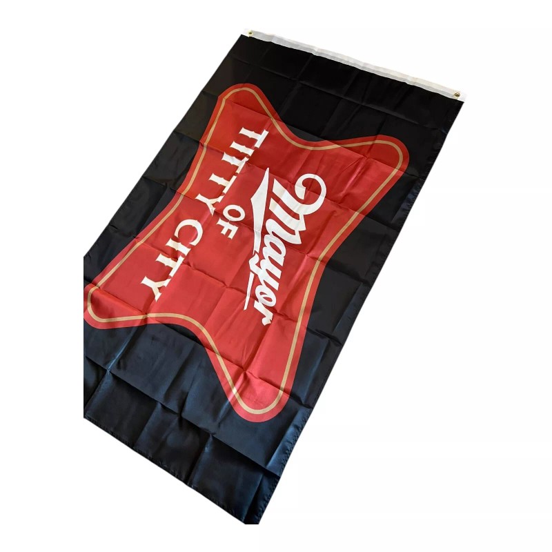unknown Mayor of Titty City Flag 3x5 ft funny wall
