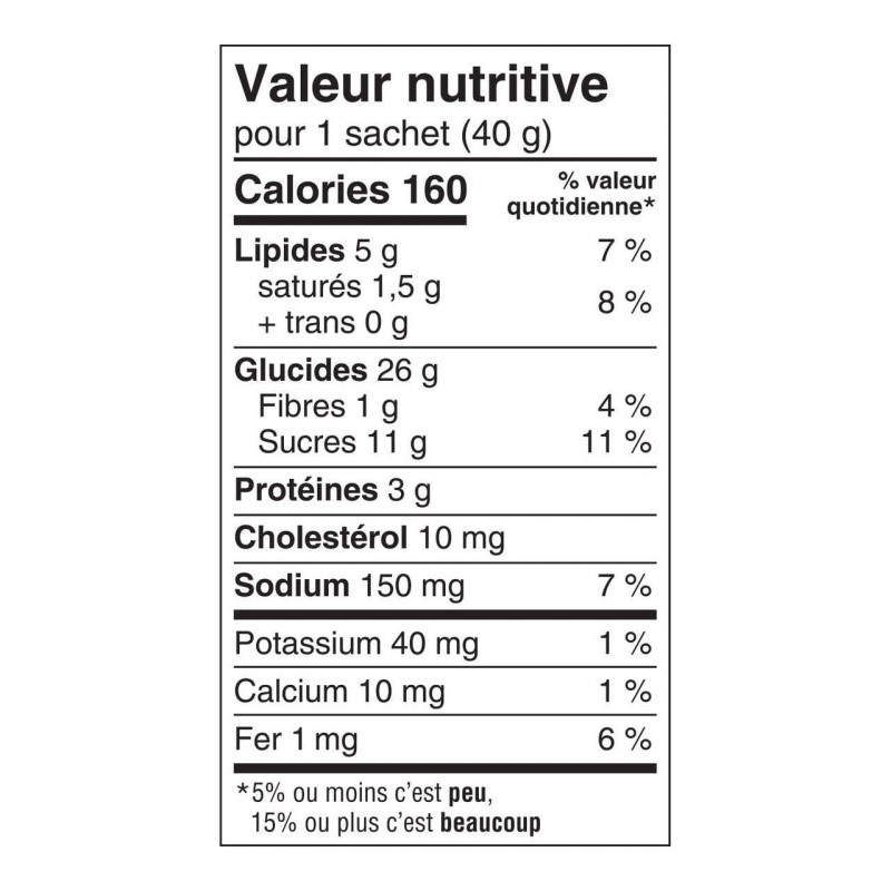 Dare Bear Paws Maple Cookies, 240g/8.4 oz, 6 Pouches, 1