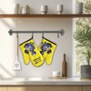GOSJINNK 2 Pcs Funny Skeleton Oven Mitts I'll Feed All