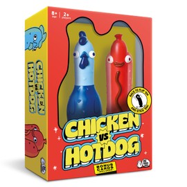 Big Potato Chicken vs Hotdog: Hilarious Party Game | Flippin' Fun for the Kids, Teens and Adults | Like Bottle Flipping But Better | Bonus Content Included