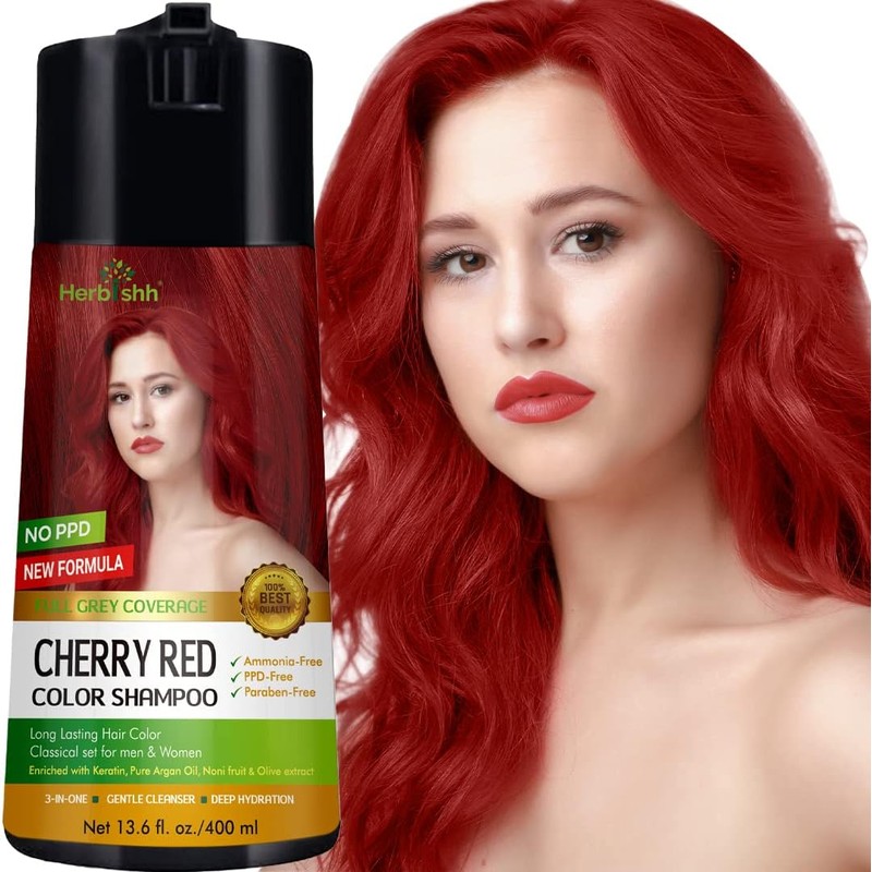 Herbishh Champú de color para cabello - Champú y acondicionador