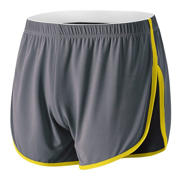 ZONBAILON Men's Underwear, Trunks, Quick Drying, Breathable, Boxer, Mesh, Slit,