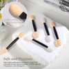 GZSYWZ 25 PCS Sponge Eyeshadow Applicators - Disposable Dual Sided