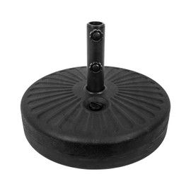 Strombergbrand Free Standing Patio Umbrella Base Durable High-Density Water Filled Umbrella Holder Outdoor Living Heavy Duty Umbrella Patio Base Stand, Black…
