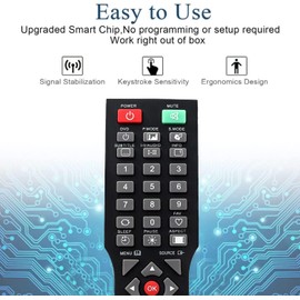 TAVICE QT1D Replacement Remote Control for SONIQ HD LCD LED TV E32W13B E32W13A E40V14B E40V14A E40W13A E40W13C E48W13A E40V16A E32W13D E23Z13AE23Z15A E24Z15B