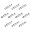 sourcing map Pack of 80 Ribbon Crimp Clamp End 35