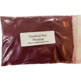 Generic Flocking Fibers 4 Ounce Package (Cardinal Red)