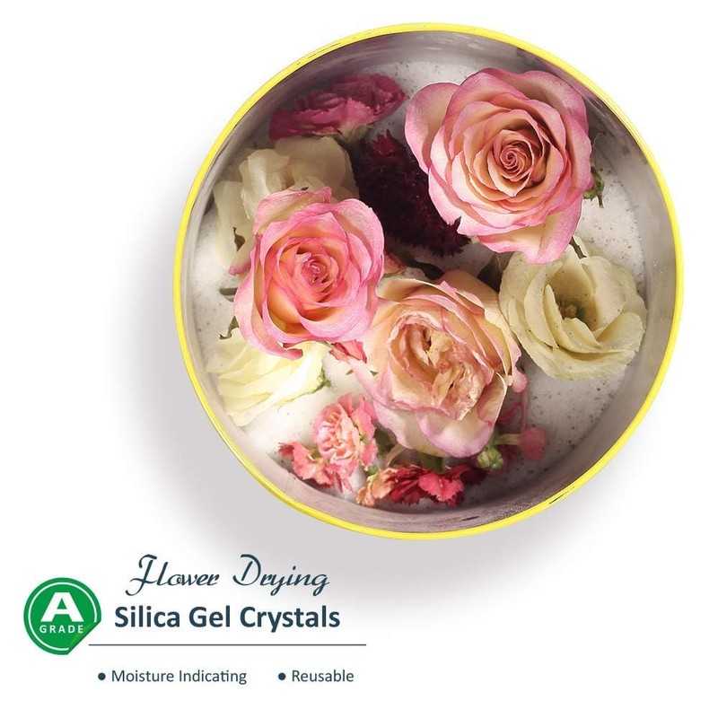 wisedry Silica Gel Flower Drying Crystals - 5 LBS, Fine