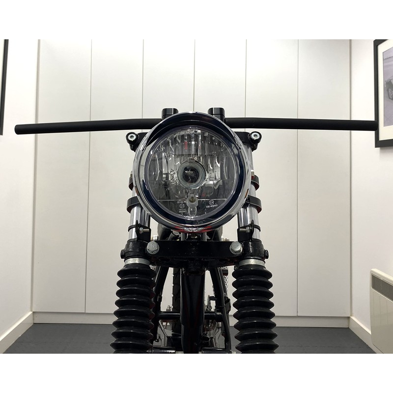 Universal Motorcycle Motorbike Classic Chrome Headlight with High and Low