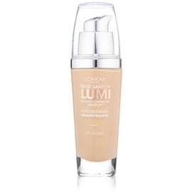 L'Oréal Paris True Match Lumi Healthy Luminous Makeup, W3 Nude Beige, 1 fl. oz.