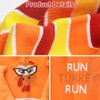 Beinayin Turkey Trot Socks Thanksgiving Running Gear Funny Turkey Socks