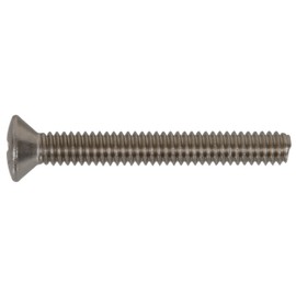 Hillman 4025 1/4-20 x 1-1/2 in. Stainless Steel Oval Head Phillips Machine Screw (10-Pack)