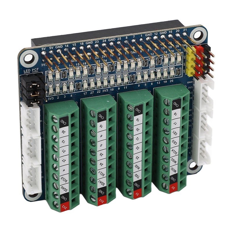 Sensor Expansion Board for 4B 3B CM4 PCF8591 LED GPIO