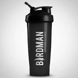 Vaso Shaker Para Proteína Con Capacidad De 600ml Birdman Color Negro                                                                                  