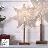 Star "Karo Mini" Material: Wood/Paper, Colour: Beige, Height: 55 x