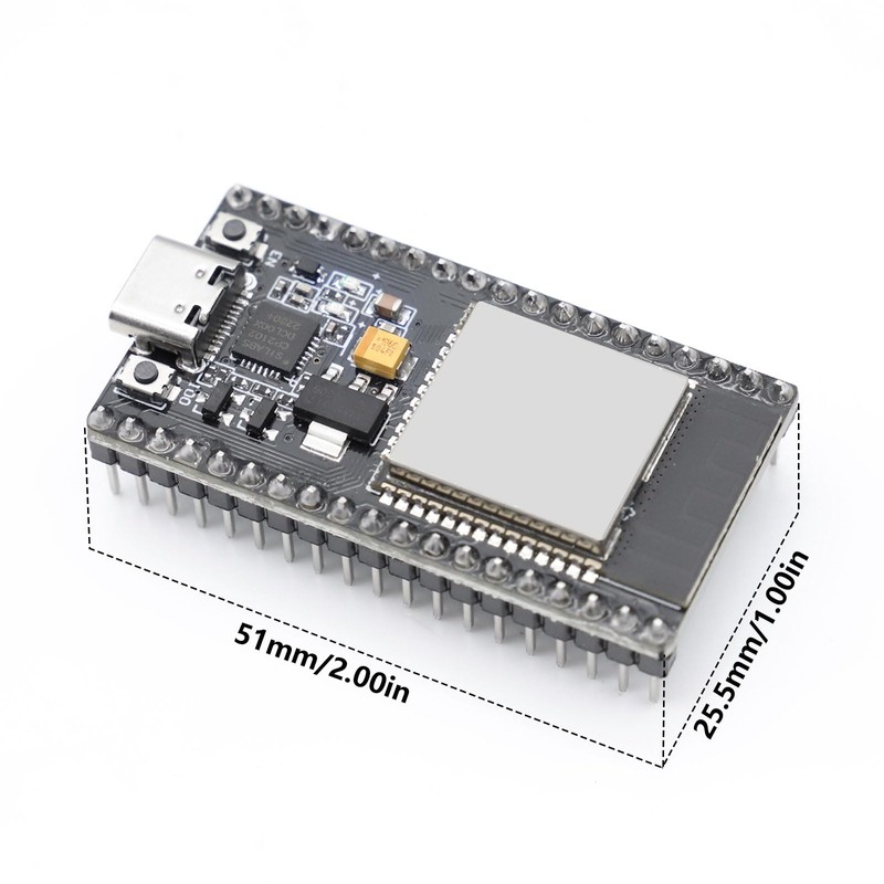 APKLVSR ESP NodeMCU-32S Lua Module, 2 Pieces ESP USB C