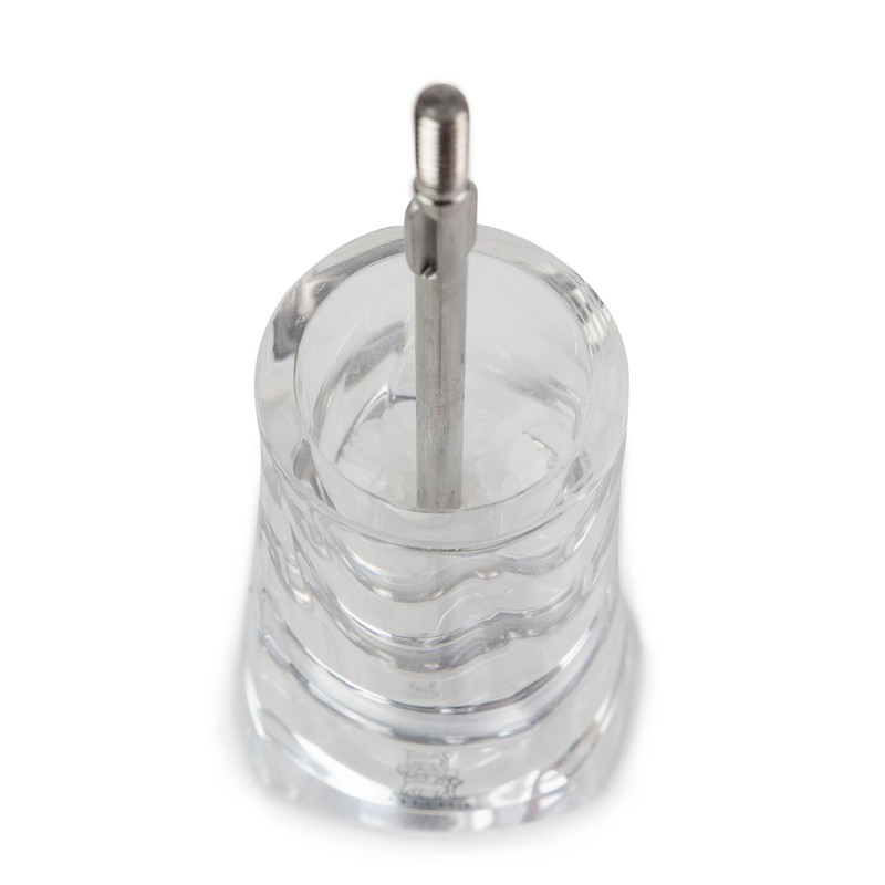PEUGEOT Saveurs d'Epices Ouessant Salt Mill, Stainless Steel, Clear, 7.00