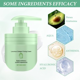 1Pcs Stdei Luxurious Collagen Firming Cream,Collagen Firming Cream Luxurious Collagen Firming Cream Collagen Firming Body Cream Moisturizing and Hydrating Pink Beauty Plate for All Skin Types