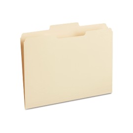 Staples File Folder, 1/3 Cut, Letter Size, Manila, 200/Carton (ST116780/1167VS)