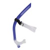 Swimming Snorkel Reduced Drag Silicone Swimming Breathing Tube with Adjustable