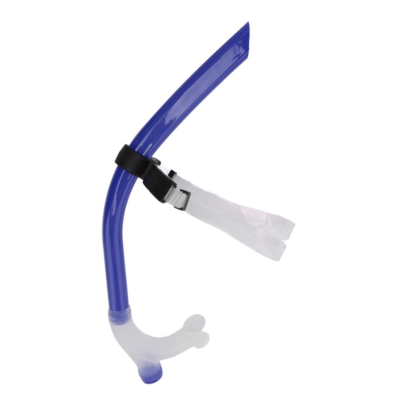 Swimming Snorkel Reduced Drag Silicone Swimming Breathing Tube with Adjustable