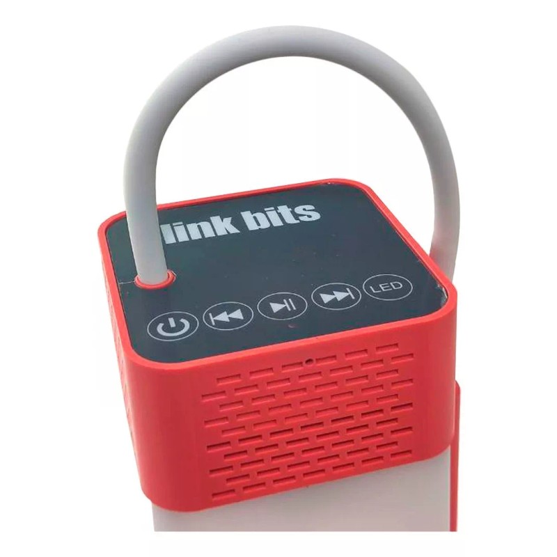 Link Bits Lampara De Noche Bocina Recargable Luz Escritorio Oficina