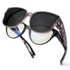 Face Shadow Women's Polarised Over Sunglasses for Glasses Wearers, UV