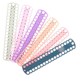 Operitacx Plastic Floss Organizer Multi-Hole Reusable Embroidery Thread Organiser for Thread Holder