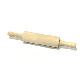 Tredoni 21 cm Small Wooden Rolling Pin – Children's Handmade Crafts/Baking Dough Pastry