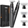 [2025 Upgraded] Body & Nose Hair Trimmer Kit, [All-in-One] Travel