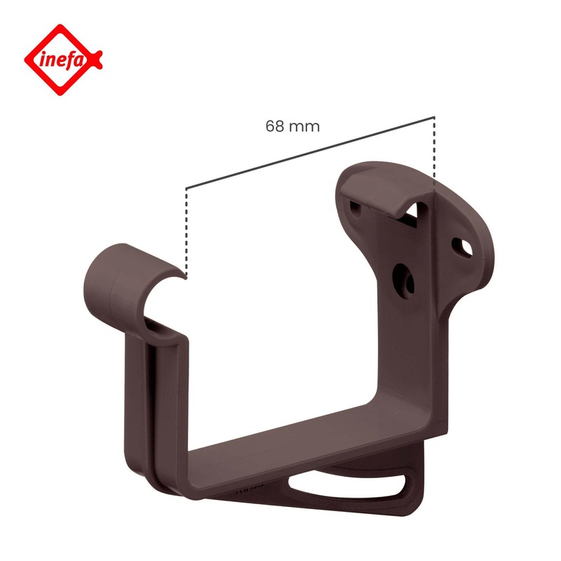 INEFA Headboard Holder, Gutter Holder Box-Shaped NW68 / 68 mm
