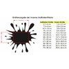Samunshi® Paint Splashes Sticker in 6 Sizes and 25 Colours