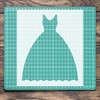 Princess Dress Stencil: Mylar Airbrush Wall Art Painting Crafts -