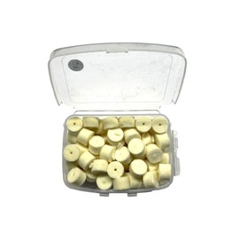 HEADSHOT Tacchetti in feltro per pulizia Cal. 338 100, Bianco, standard Unisex Adulto