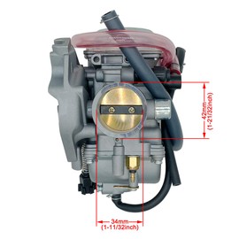 LSSM Carburetor Replacement for 2002 2003 2004 2005 2006 2007 SUZUKI VINSON 500 LTF500F 4X4 ATV Carburetor Carb