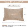 StangH Soft Velvet Pillowcase Bed Pillow Cover for Hair and