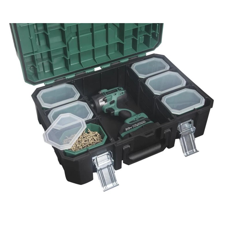 Masterforce 21" Polypropylene Interlocking Suitcase Tool Box IP65 Waterproof Garage