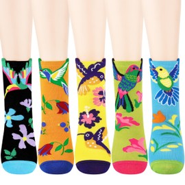 Jeasona Women's Hummingbird Socks Hummingbird Gifts for Women Mom Teenage Girls