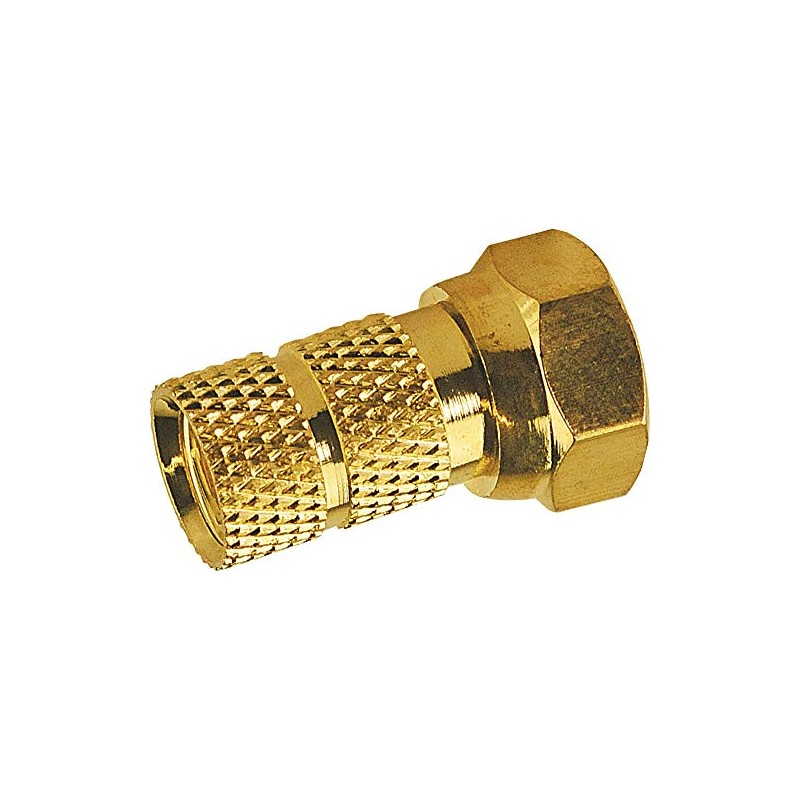 Schwaiger F GOFST6502537 (Diameter 6.5 MM Pack of 2 gold