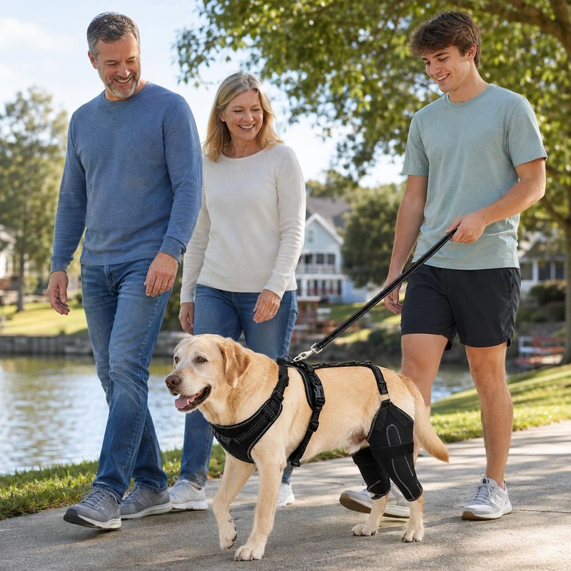 RDOPODNJ (M Dog Rear Leg Brace with Safety Harness and