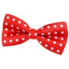 Retreez Men Classic Polka Dots Woven Microfiber Pre-tied Bow Tie