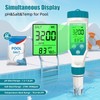 PH Meter for hydroponics & Spa Salt Tester – 5‑in‑1