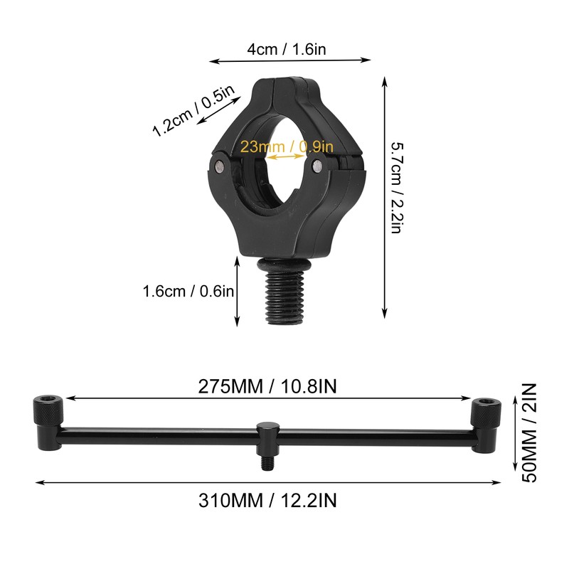Carp Fishing Rod Holder Bracket Stand Carp Fishing Buzz Bars