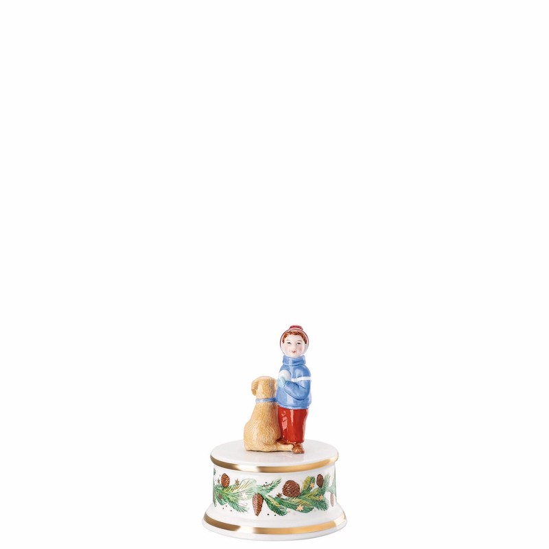 Hutschenreuther Christmas Collection 2025 Christmas Games Music Box Small Height