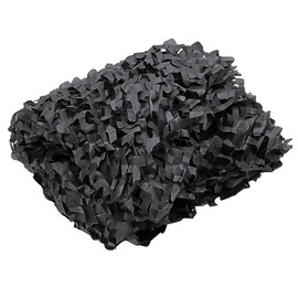 MOCNT Camouflage Net Black Camouflage Net Camouflage Net Hunting Camo Camouflage Army Camouflage Net Camping Sun Protection Privacy Screen Decoration Garden Hide Car Cover 2 m x 6 m