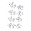 50Pcs Tulip Paper Clips Cute Purple Tulip Design Durable Metal