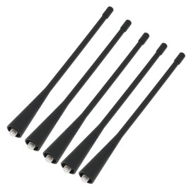 Create idea 5 PCs UHF Antenna 400-470MHz Talkie Antenna Aerial Compatible with Motorola GP88S GP328 GP338 GP3188 GP3688 GP2000 GP328PLUS GP88S 16.9cm