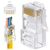 GTZ Conectores Pass Through RJ45 Cat6 - Paquete de 50