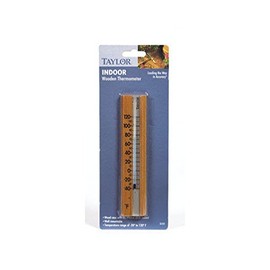 Wood Indoor Window Thermometer