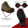 LIFE-SPORTS GEAR Grip Ice Cleats for Boots and Shoes, 28